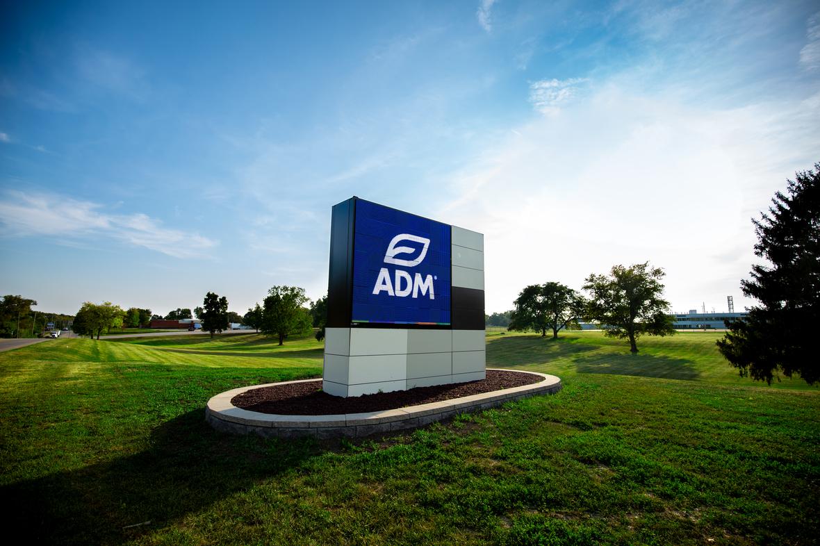 ADM sign at ASTC Decatur