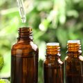 Three bottles with dropper